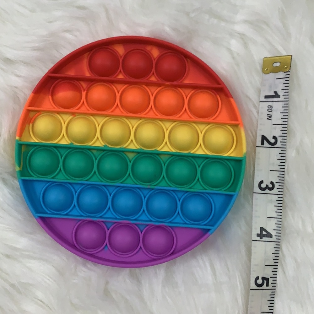 NEW Set of 4 Pop It Toys Rainbow - Picture 5 of 6